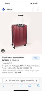 28" luggage maleta large
