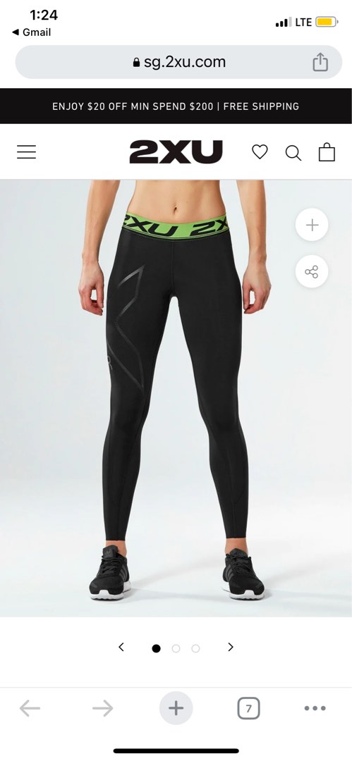 2XU REFRESH RECOVERY COMPRESSION TIGHTS size S, Women's Fashion, Activewear  on Carousell
