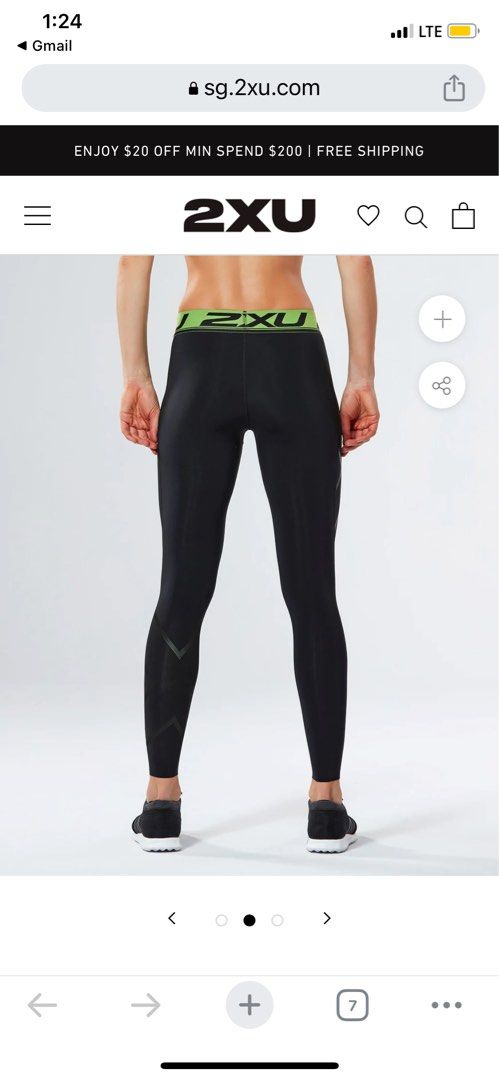 2XU REFRESH RECOVERY COMPRESSION TIGHTS size S, Women's Fashion