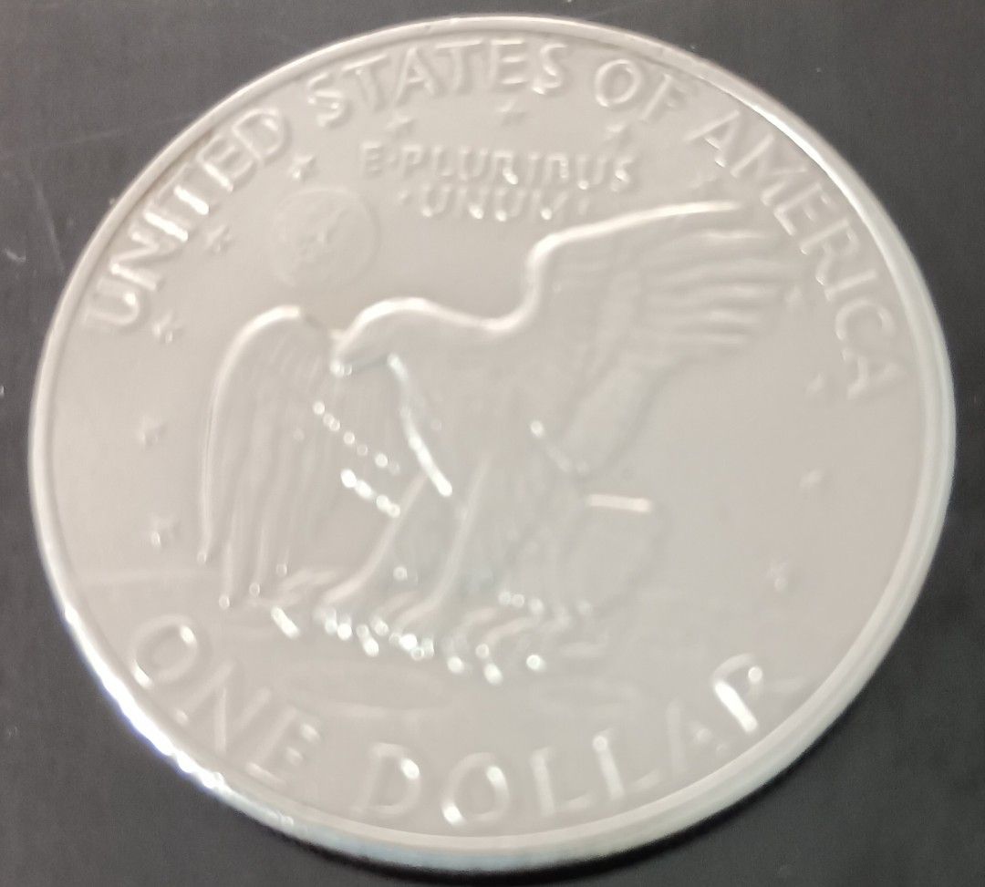 50年前1972年1元美金硬幣, 興趣及遊戲, 收藏品及紀念品, 錢幣- Carousell