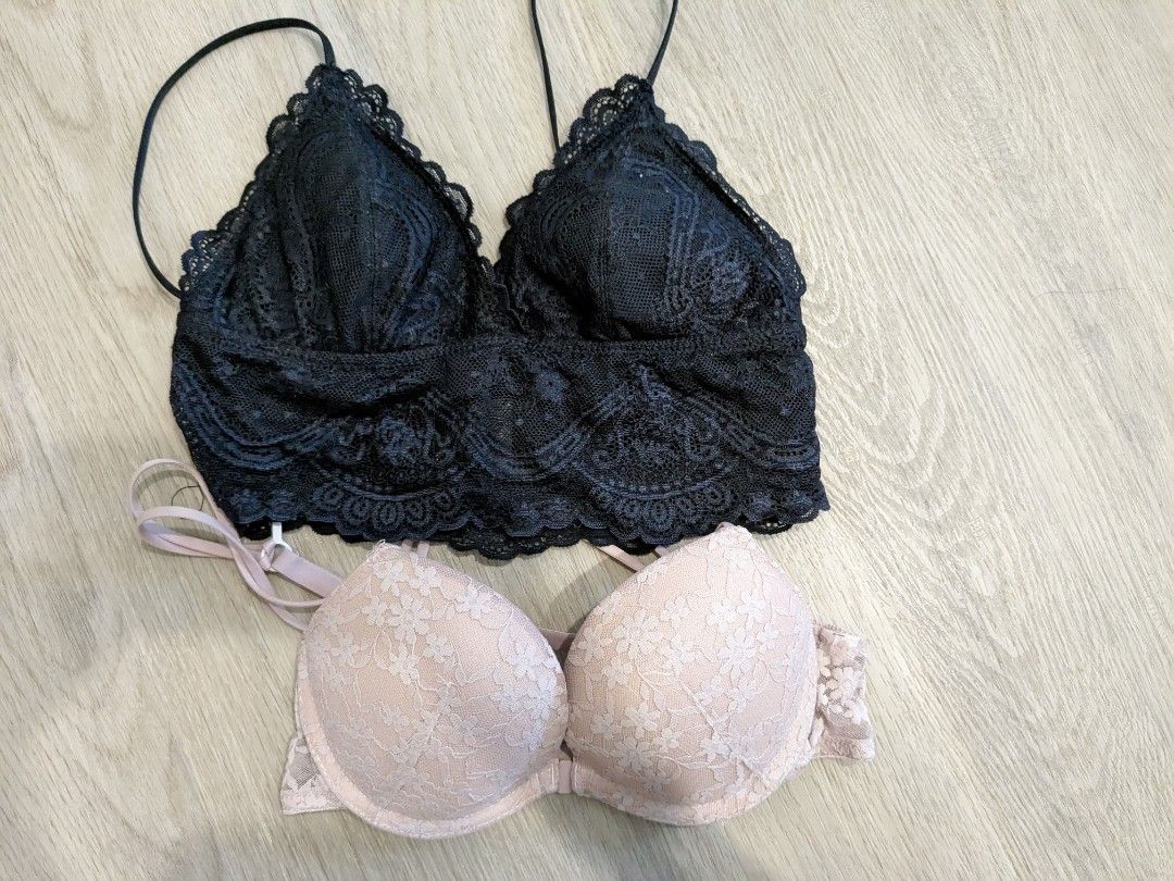 6ixty8ight (Sixty Eight) Black Lace Bralette, Women's Fashion, New  Undergarments & Loungewear on Carousell
