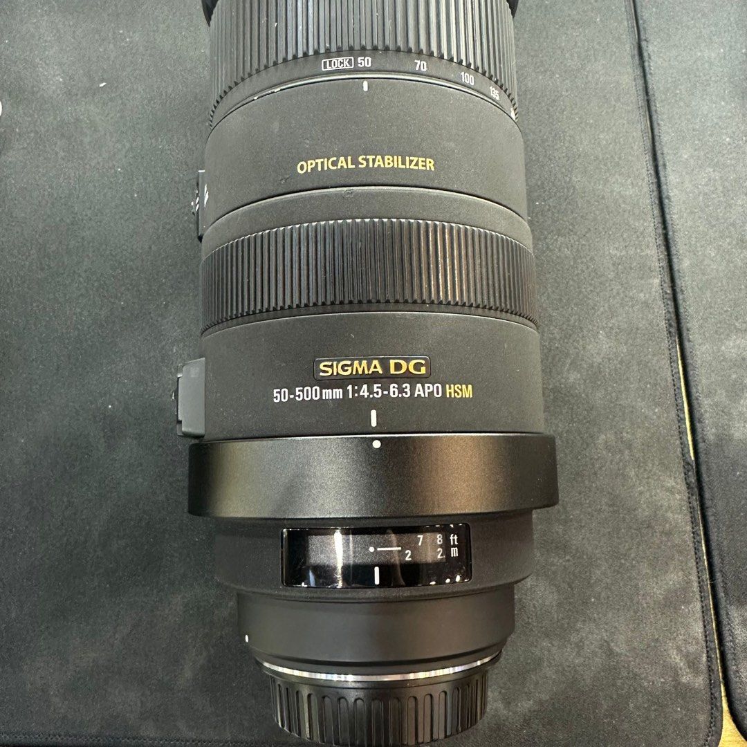 90% Sigma 50-500mm f4.5-6.3 50-500 演唱會打雀for canon EF, 攝影