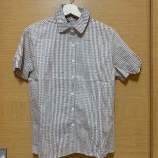 米色格紋襯衫