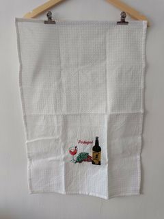 紅酒刺繡造型擦手巾 西班牙紀念品