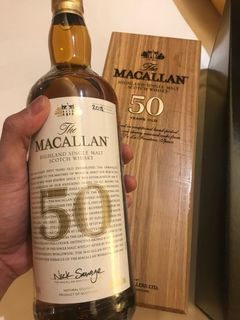 收藏頂級威士忌 麥卡倫 Macallan 50年 2018版