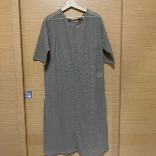 網格洞洞 長洋裝 t恤連衣裙版型 日單