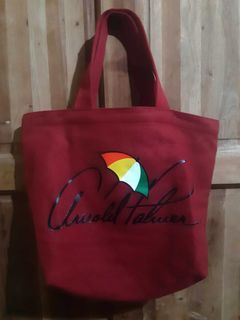 🎯 AUTHENTIC ARNOLD PALMER CANVAS TOTE BAG MAROON