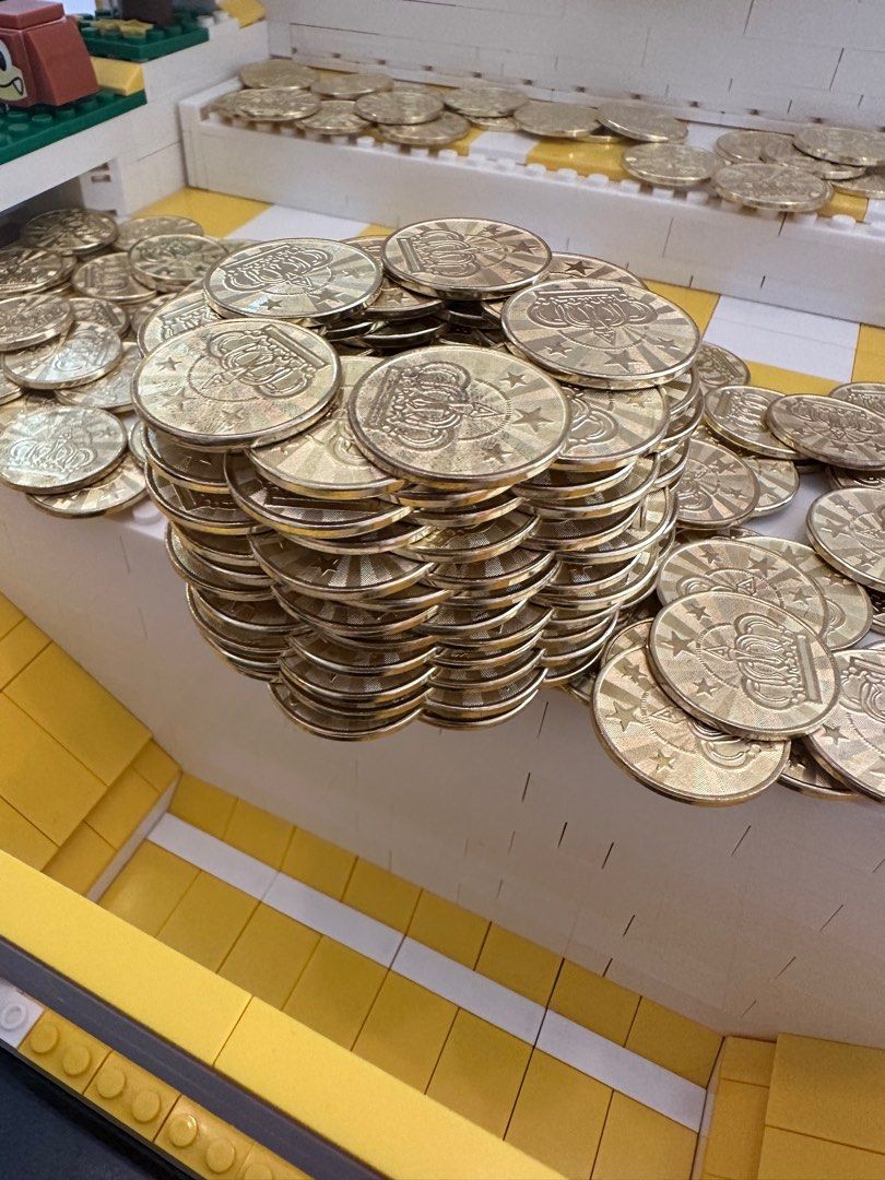 電動積木推錢機/推幣機/推銀機/投幣機DIY 遊戲機玩具兼容樂高, 興趣及遊戲, 玩具& 遊戲類- Carousell