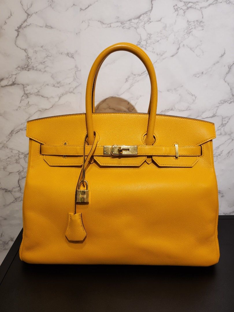 Birkin 35 Epsom Gold GHW - BRAND NEW