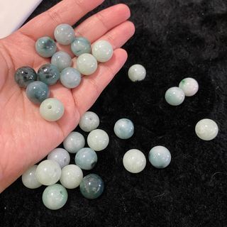 A貨翡翠 13mm大圓珠 28顆