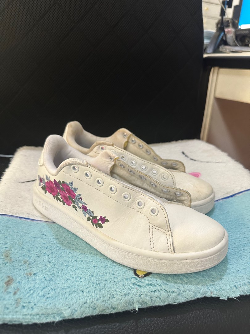 Adidas Grand Court Floral on Carousell