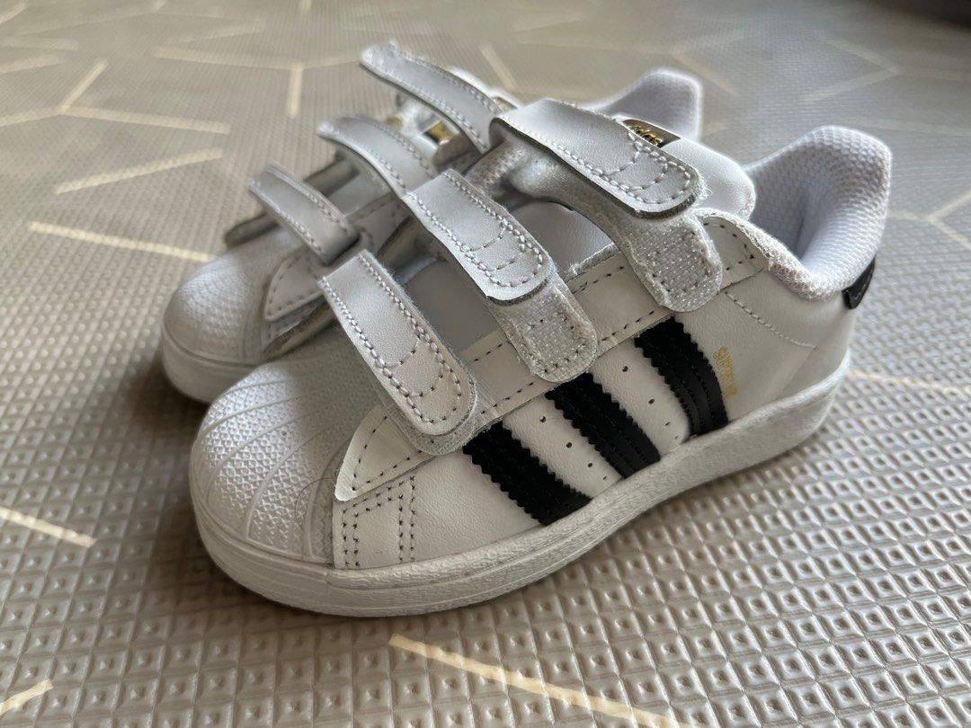 Adidas superstar velcro size 13 top
