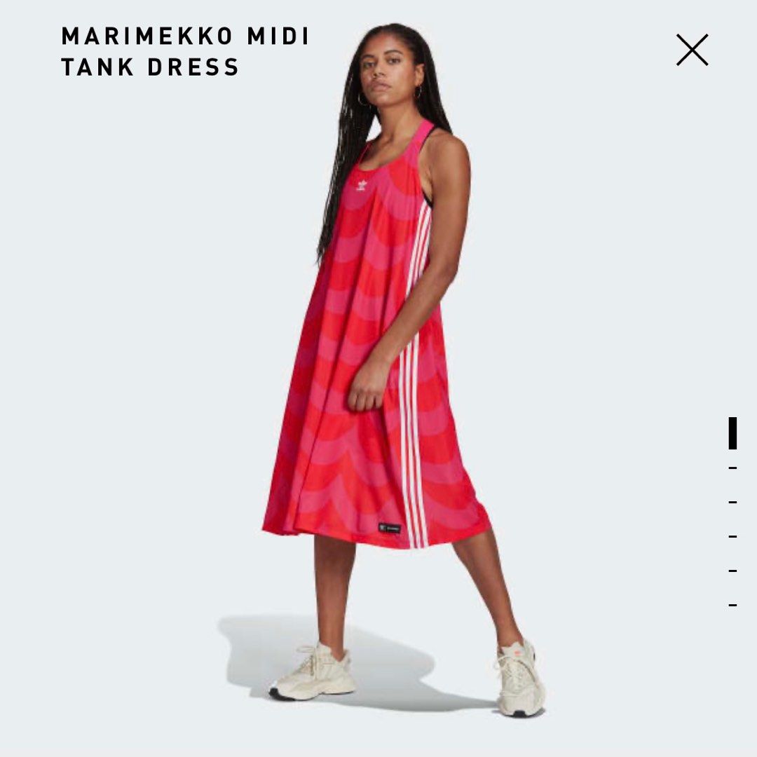 Buy adidas Marimekko Midi Tank Dress Multi in UAE