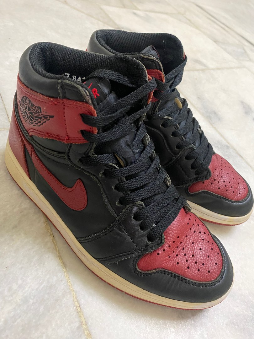 Air Jordan 1 Bred ( Banned ), Men's Fashion, Footwear, Sneakers on