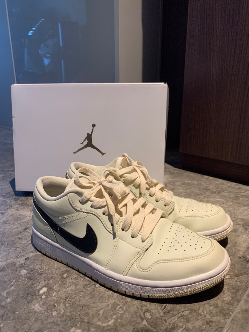 jordan 1 low coconut milk medium olive