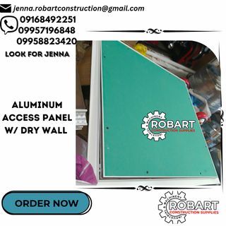 aluminum access panel with dry wall