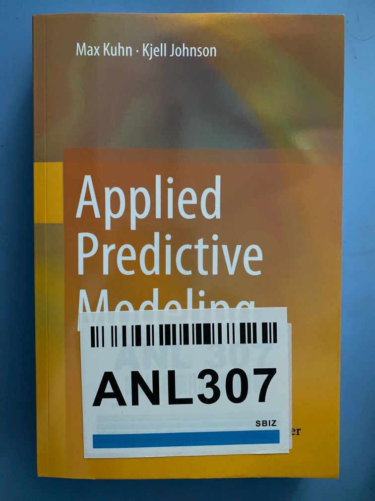 Applied Predictive Modeling by Max Kuhn, Hobbies & Toys, Books ...