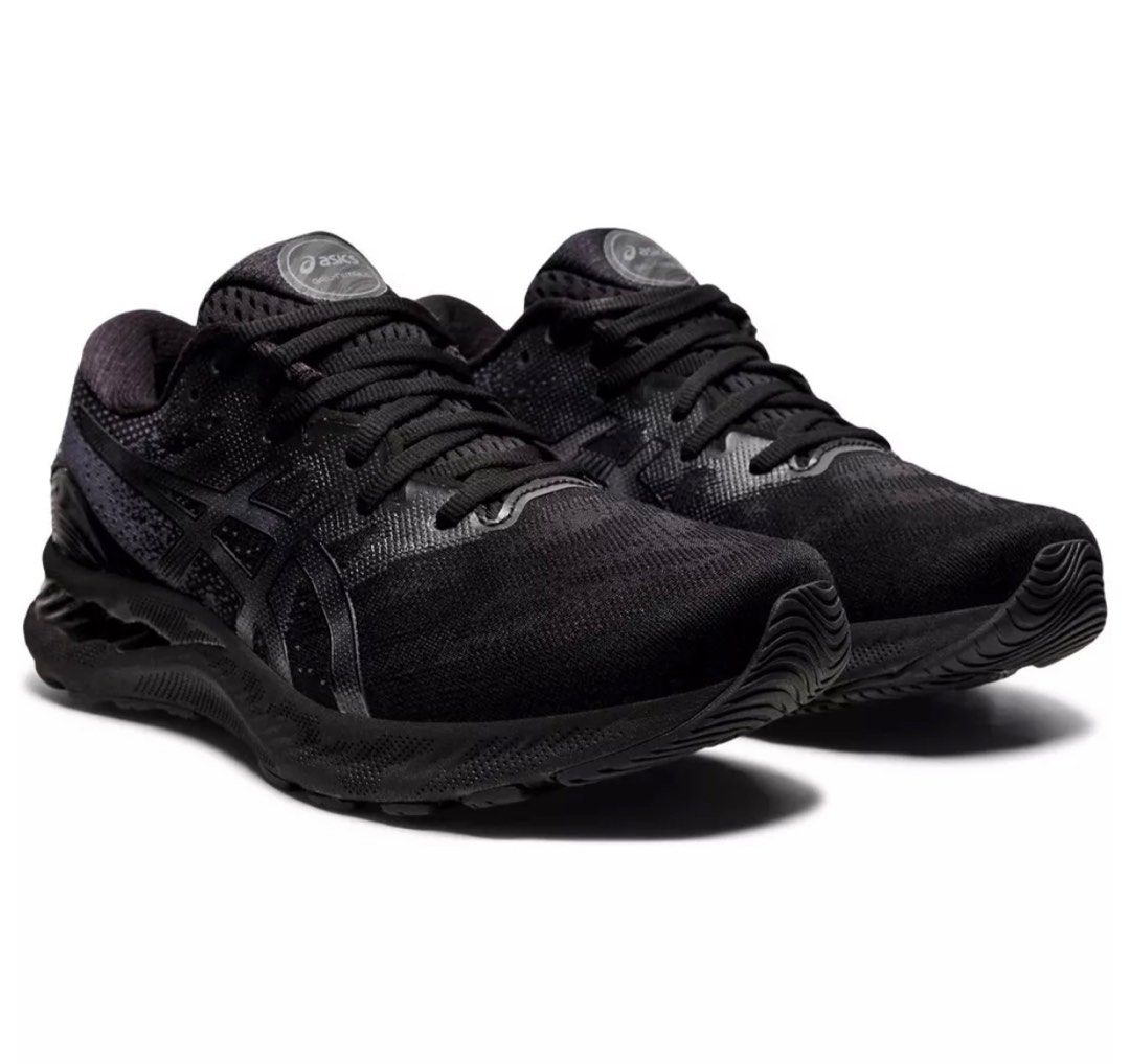 ASICS Men GELNIMBUS 23 Running Shoes in Black/Black, Men's Fashion