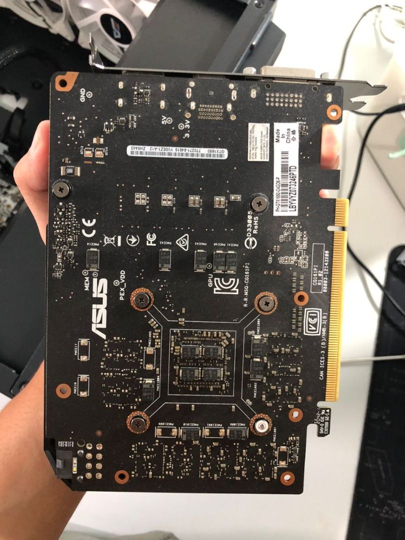 Asus GTX 1650 4GB (Single Fan), Computers & Tech, Parts & Accessories ...