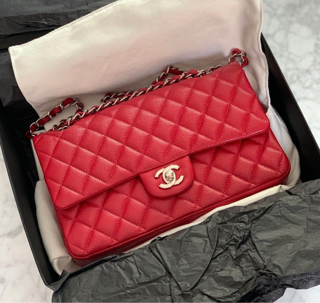 Authentic Chanel Classic Flap Bag , Luxury, Bags & Wallets on Carousell