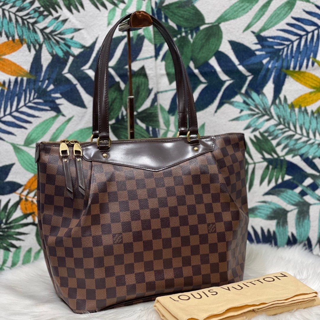 Louis+Vuitton+Westminster+Handbag+PM+Brown+Leather for sale online
