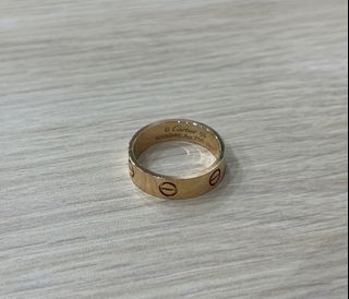 Authentic Original Pink Gold Cartier Love Ring in Size 59 or 9