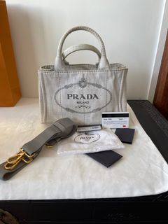 Authentic Prada Canapa Denim bag