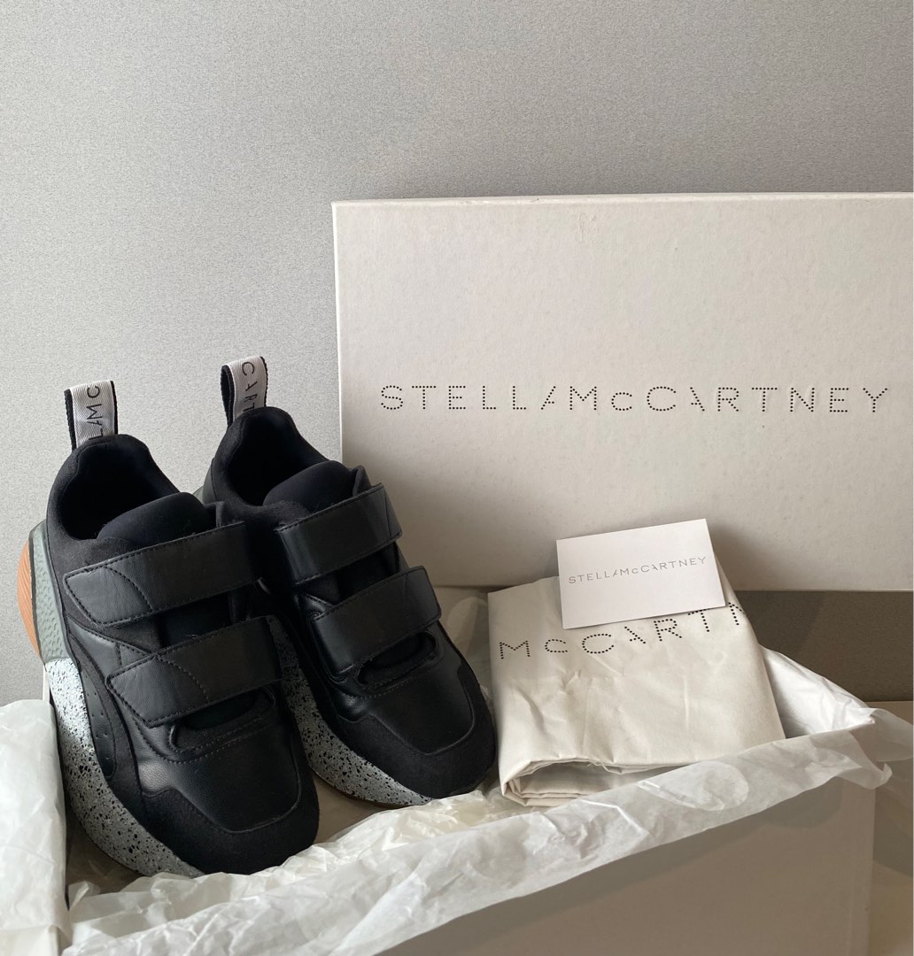 Authentic Stella McCartney leather sneaker, Fesyen Wanita, Sepatu di  Carousell