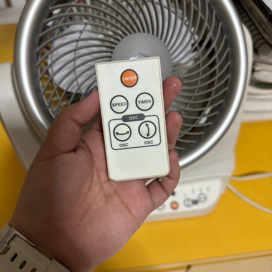 Automatic fan with remote, Furniture & Home Living, Lighting & Fans ...