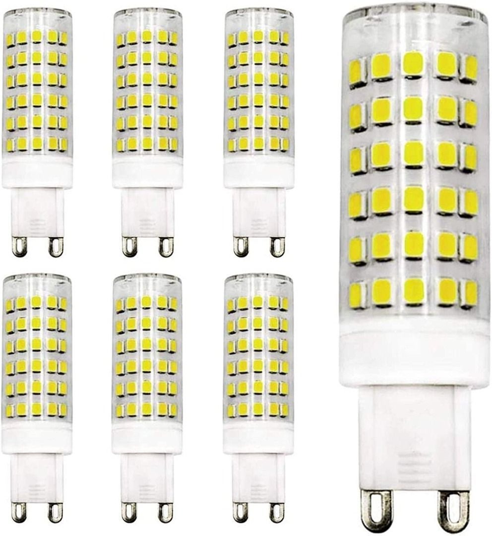 B223 6Pack G9 Dimmable LED Bulb 9W Equivalent 60W 80W Halogen Bulb