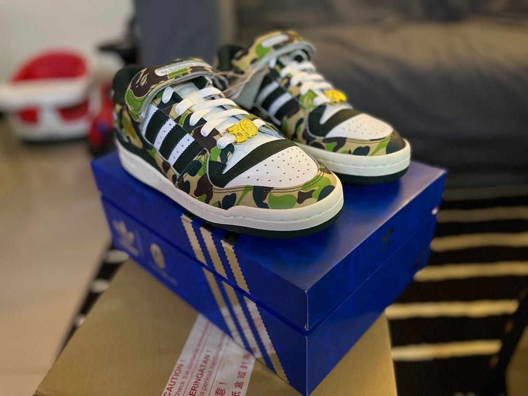 Bape x Adidas Forum 30th Anniversary Men s Fashion Footwear