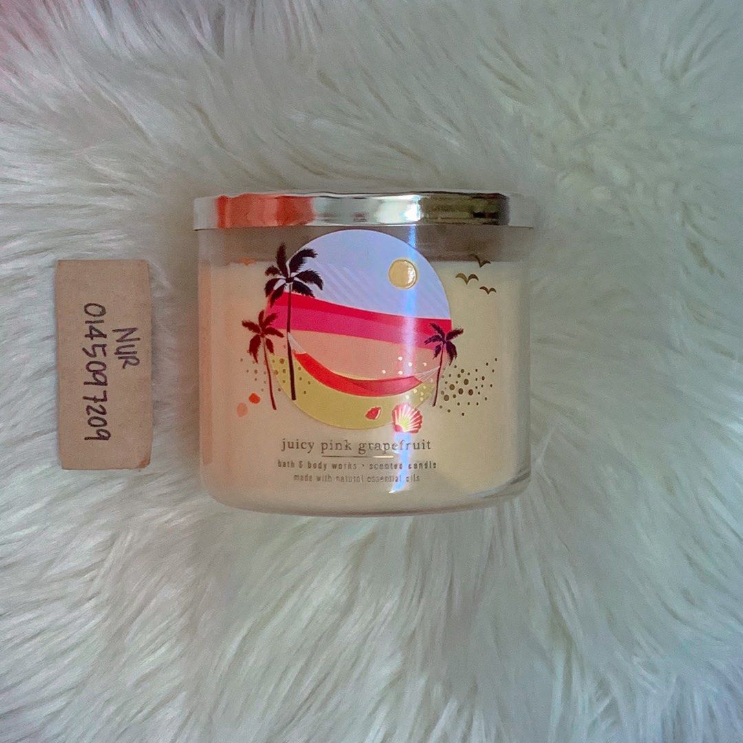 Bath & Body Works 3W Candle, Furniture & Home Living, Home Fragrance on