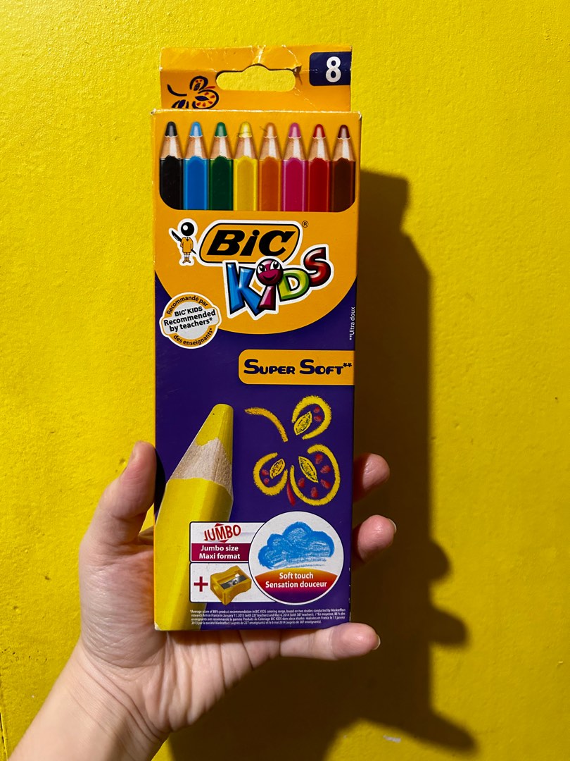 BIC Kids Matita Con Gomma E Mini Mine - Canna Rosa, 1,3 Mm, Per Destri E Mancini