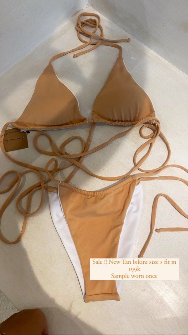 Bikini Sample Nude Tan Line Size S On Carousell 7075