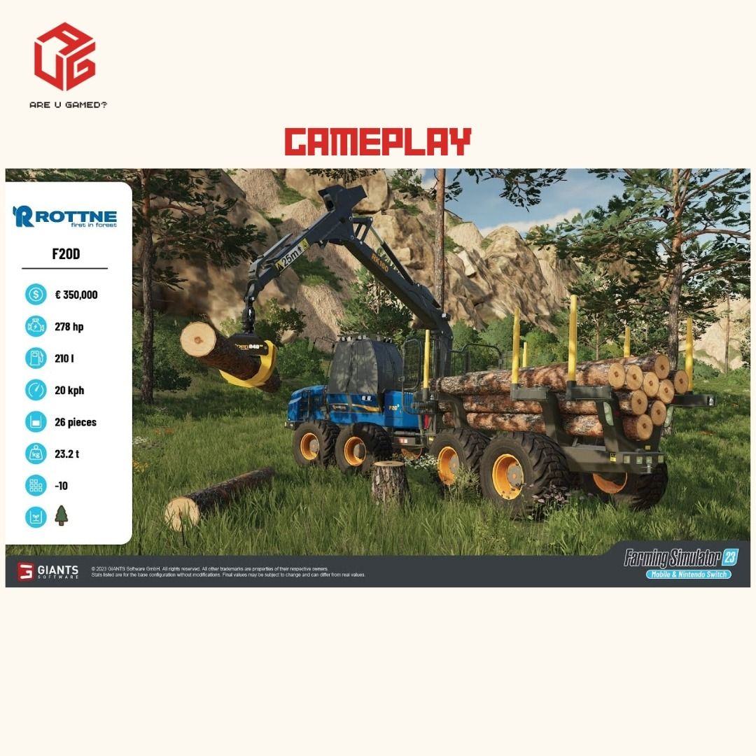 Farming Simulator 23 Releases Free Update on Nintendo Switch and
