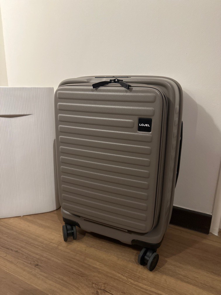 [ほぼ新品]LOJEL Cubo Mサイズ Warm Gray Lojel Cubo Medium 65cm Hardsided Luggage - Warm Grey