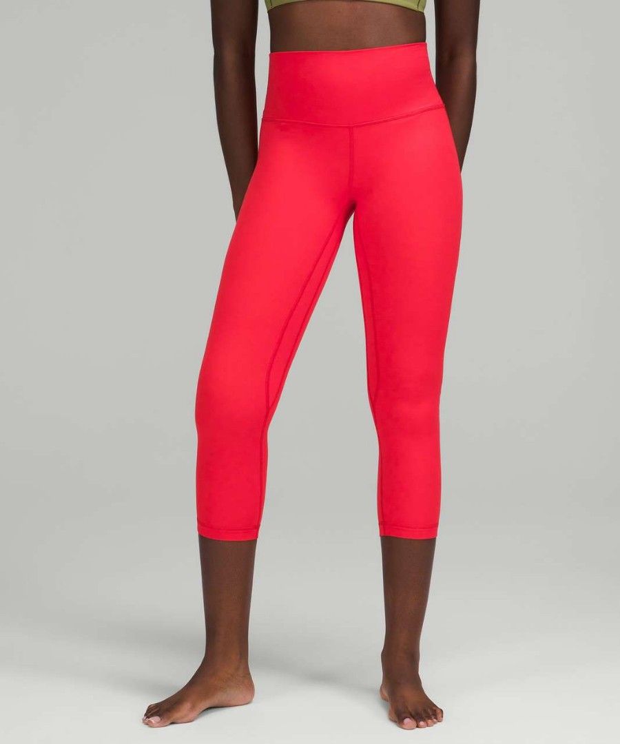 BNWT Lululemon Align HR Crop Leggings 21 Size 4 Love Red, Women's Fashion,  Activewear on Carousell