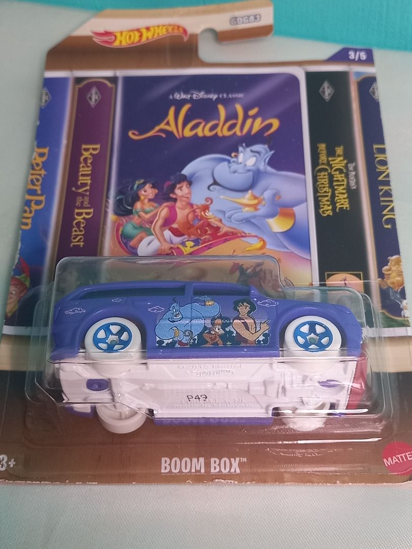 Boom Box 2015 Mattel Hot Wheels Disney Aladdin Toy Car on Carousell