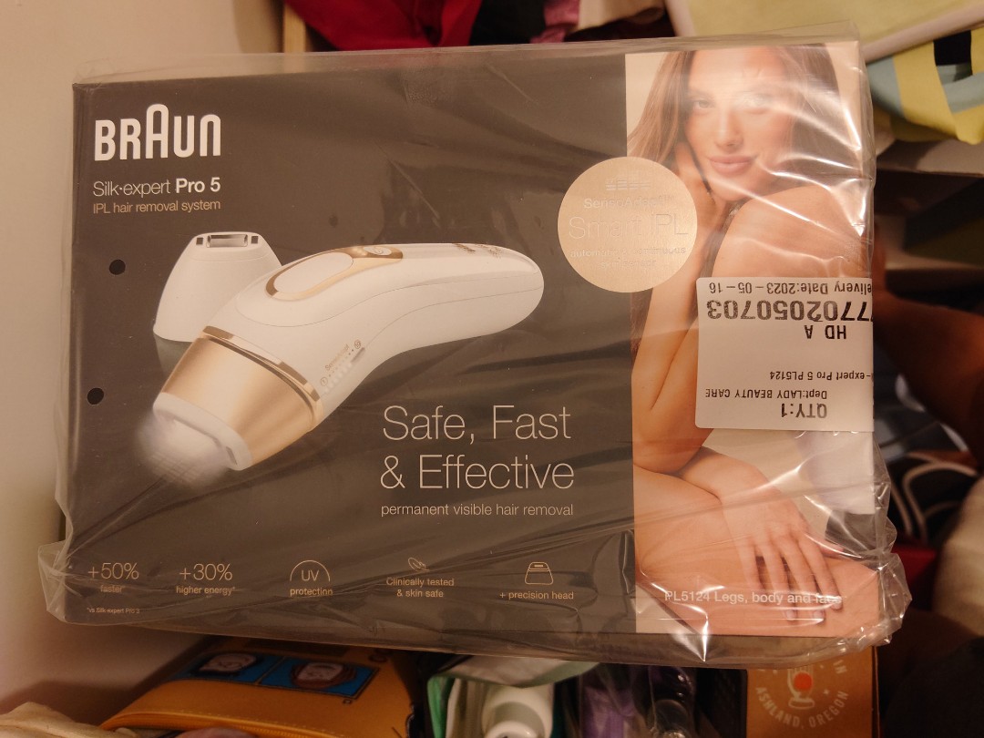 Braun Silk-expert Pro 5快速IPL彩光脫毛器, 美容＆個人護理, 沐浴