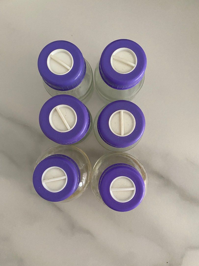 Breast milk glass storage bottles, Babies & Kids, Nursing & Feeding