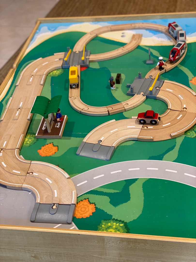 Brio wooden shop road track