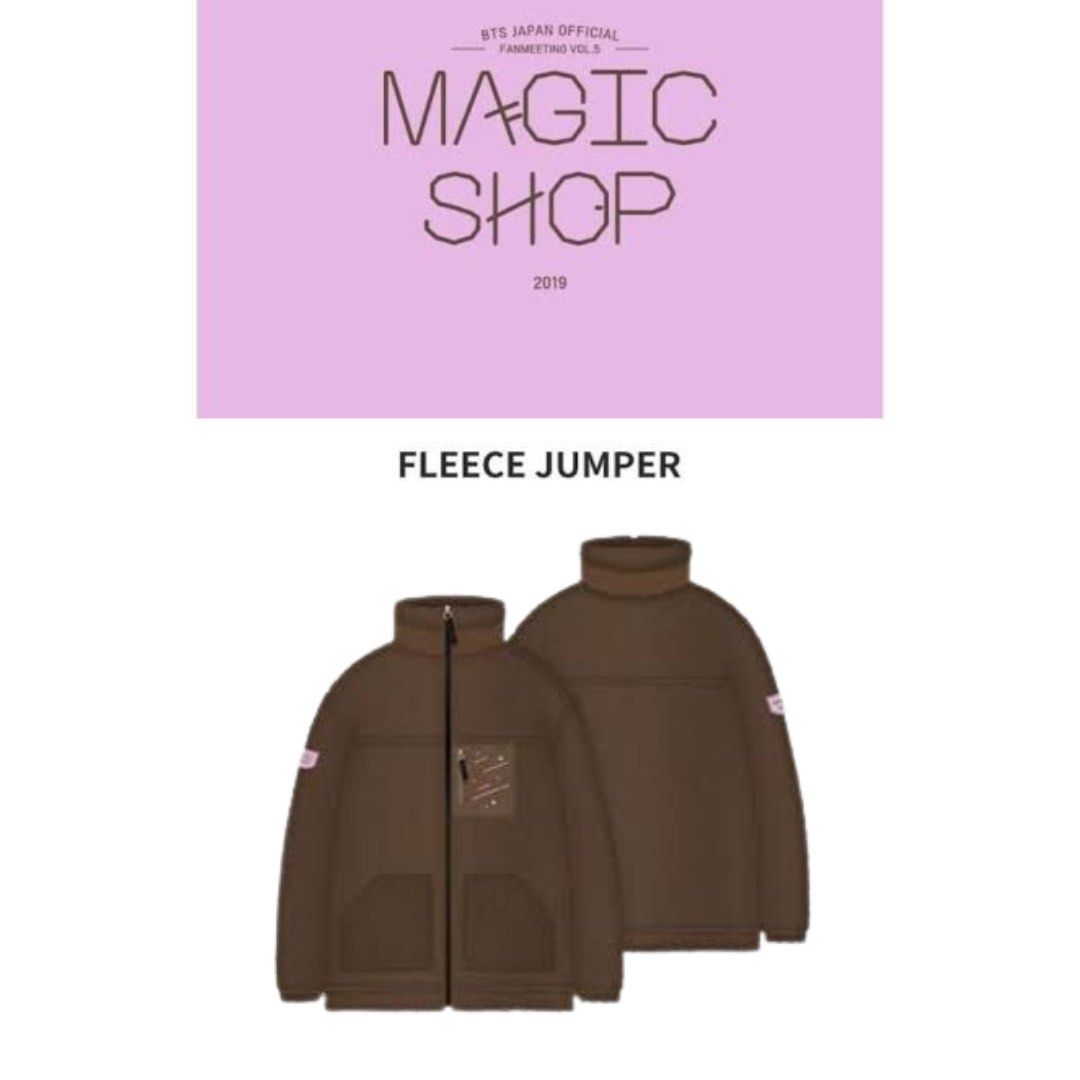 BTS Japan FMV5 Magic Shop Fleece Jumper (Rare), Hobbies & Toys 