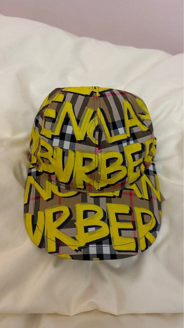 Burberry graffiti cap clearance