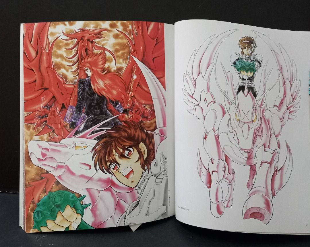 罕有日文版/BURNING BLOOD, 車田正美画集，MASAMI KURUMADA 23th