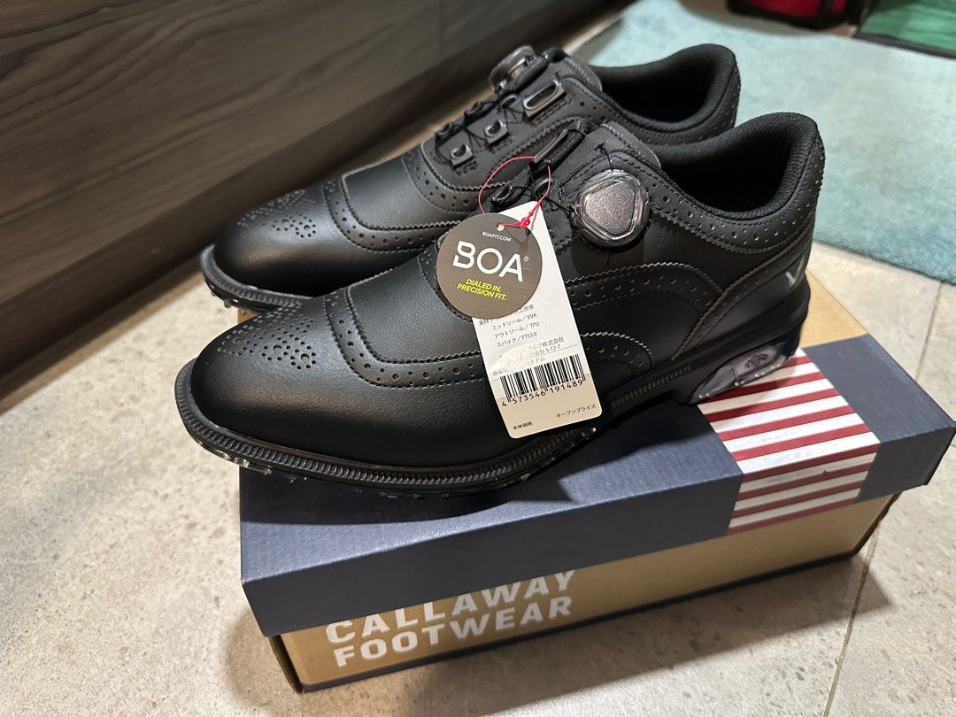 Callaway Tourprecision Black golf shoes, Sports Equipment, Sports   Games, Golf on Carousell