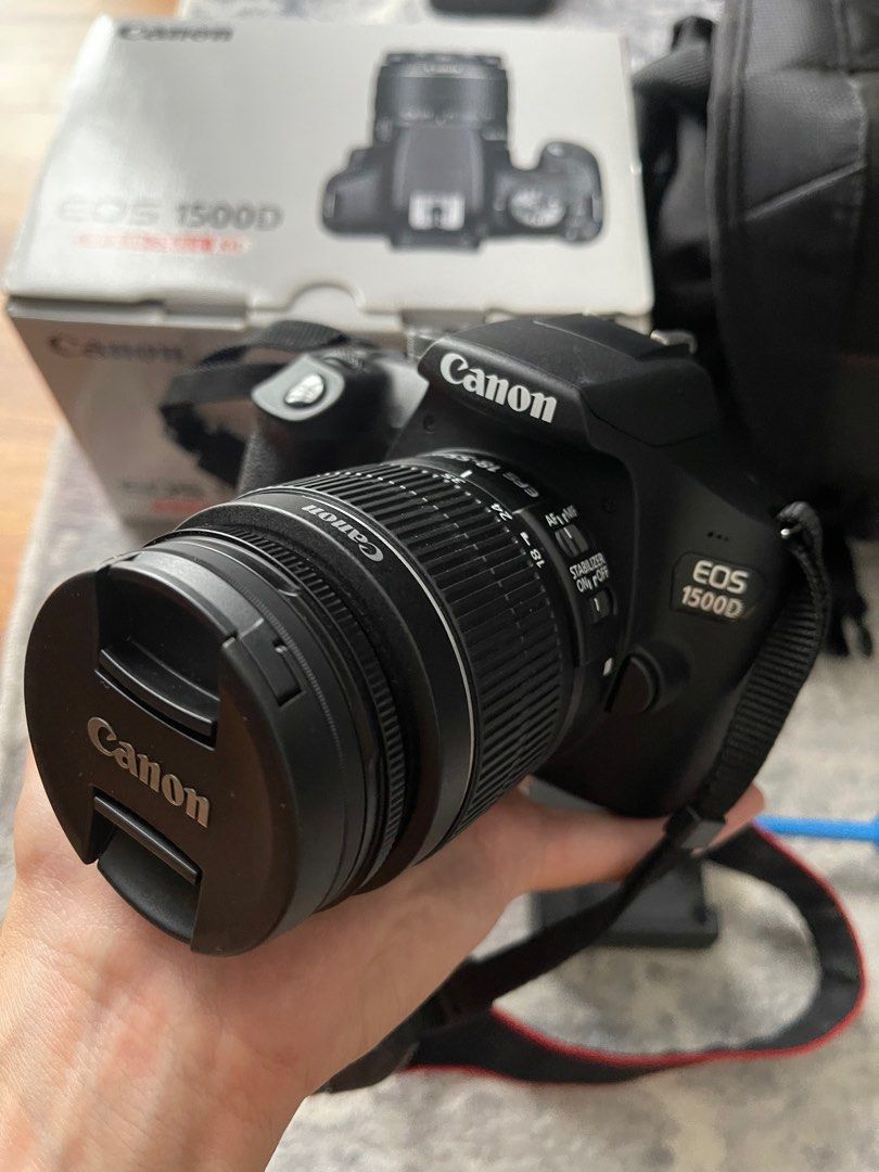 Canon EOS 1500D Kit (EF S1855 IS II), Photography, Cameras on Carousell