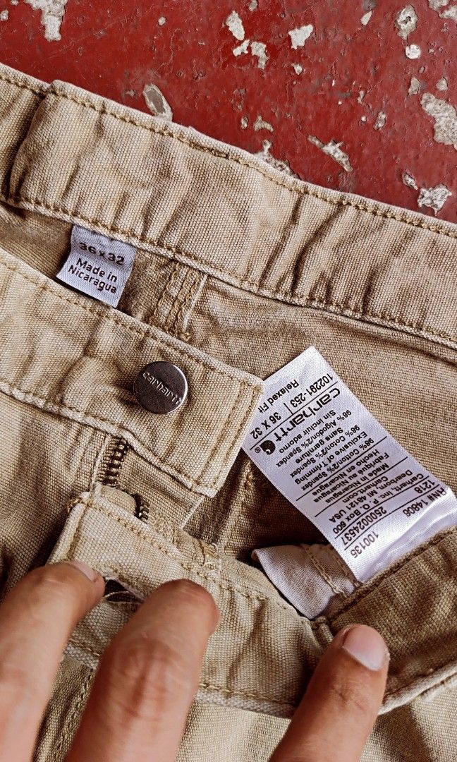 Carhartt Relaxed Fit Men s Fashion Bottoms Trousers on Carousell