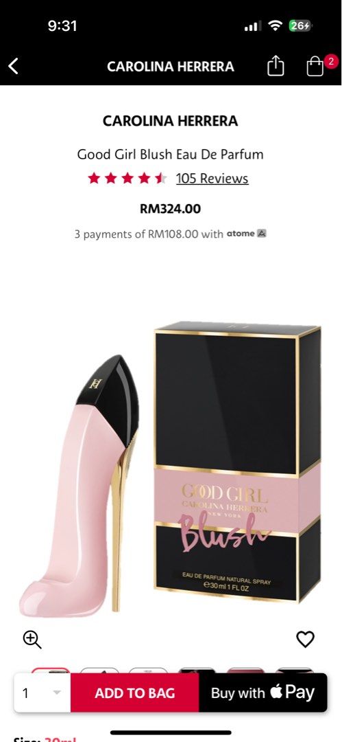 Carolina Herrera Good Girl Blush - Eau de Parfum