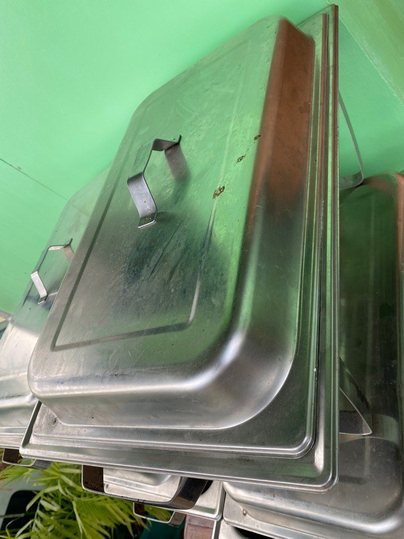 Catering Chaffing Dish, Food Trays (Category: Other Kitchenware & Tableware) located in Muntinlupa City. Submitted by adanjoren25637 (Listing ID 1234563202, Image 3). Description: Lightly used Used only for catering Good as new Good for Catering services 1200 each .