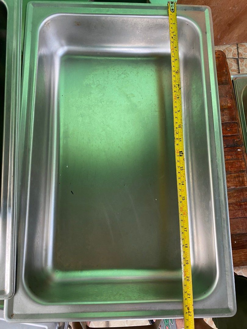 Catering Chaffing Dish, Food Trays (Category: Other Kitchenware & Tableware) located in Muntinlupa City. Submitted by adanjoren25637 (Listing ID 1234563202, Image 2). Description: Lightly used Used only for catering Good as new Good for Catering services 1200 each .